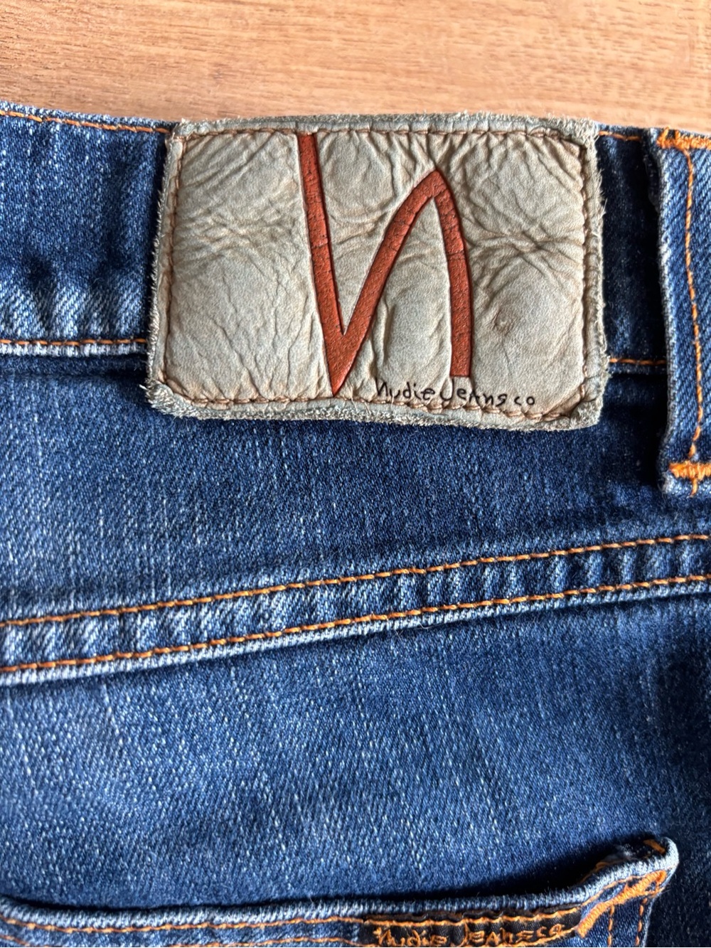 Nudie Jeans Lean Dean Blue Ridge Cotton Stretch Jeans W30 L32 - Picture 7 of 16